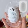 Juguete de Tostada Realista DIY Molde de Silicona Squishy de Helado Muñeco de Dibujos Animados Molde Squishy de Nariz Pequeña
