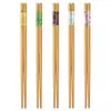 Pauzinhos Antiderrapantes, Duráveis, de Alta Qualidade, Resistentes a Altas Temperaturas, Pauzinhos Domésticos de Bambu, Um Par por Pessoa, Pauzinhos de Novo Estilo com Padrão de Mármore