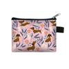 2025 Carteira Infantil Fofa de Desenho Animado Dachshund Poliéster Bolsa Mini Cachorro Simples Estilo Ins Saco de Armazenamento