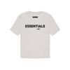 Camiseta de manga corta holgada con cuello redondo y letras flocadas de Green X Edition ESSENTIALS Temporada 8 para hombre