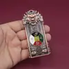 Fábrica de Origen Venta al por Mayor Colgantes para Puerta Feng Shui de Doble Cara con Cabeza de Animal y Monedas de los Cinco Emperadores Bagua para Decoración del Hogar