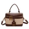 Bolso de Mano Pequeño de Alta Gama Texturizado para Mujer 2026 Nuevo Bolso Cubo de Caja de Mano Estilo Ins de Nicho Bolso Cruzado Versátil de Moda