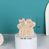 Ornamentos Florais de Madeira em Branco Não Acabados Mais Vendidos Transfronteiriços Ornamentos de Lascas de Madeira para Grafite Criativo DIY Infantil Atacado
