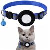 Amazon Más Vendido Transfronterizo Collar para Gato Airtag con Cascabel Collar Reflectante con Huella de Pata Posicionamiento Airtag