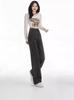 Jeans Vintage Wide-leg Primavera e Verão 2024 Nova Chegada Wide-leg Jeans Mulheres de cintura alta Straight-leg Dumped Jeans