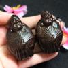 Fábrica atacado Vietnã agarwood alegria fã pele de Buda preto punho de madeira artesanato turismo artesanato
