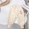 Pantalones Casuales de Terciopelo Australiano para Niños y Niñas Otoño e Invierno 2022 Pantalones Forrados de Felpa para Niños Pantalones con Lazos en el Tobillo para Bebé