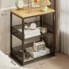 Mesa de cabeceira para uso doméstico, pequeno armário de cabeceira para o quarto, novo modelo 2026, prateleira de armazenamento subsidiada pelo governo, armário de cabeceira, prateleira para lanches