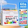 Set de Pinceles Marcadores Acrílicos Lavables de Punta Suave 24 Colores Supreme para Pintura Graffiti Estudiante Niños Herramienta Creativa
