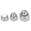 Acero Inoxidable 304 Nylon Auto-Bloqueante Tuerca Tapa de Bola Tapa Decorativa Metálica Tapa de Tornillo Tapa de Tuerca Din986