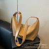 Bolsa Dumpling Grande Capacidade Bolsa 2026 Outono e Inverno Nova Cor Sólida Tendência Moda Bolsa de Ombro Simples Bolsa Transversal para o Dia a Dia
