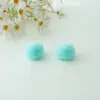 Venta al por mayor bola de piel de conejo rex de imitación diy pompón accesorios de joyería ropa zapatos y sombreros accesorios llavero colgante de felpa para bolso