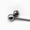 Bolas de acero inoxidable, acero al carbono con medio agujero 15mm 20mm 25mm 30mm bolas de hierro, bolas industriales, bolas de acero pulido