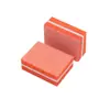 Lima de uñas de bloque de tofu, lima de uñas cuadrada de esponja mini de alta elasticidad, herramienta lavable de doble cara para pulir uñas