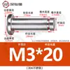 Pasador de Acero Inoxidable 304 con Cabeza Plana y Ranura, Pasador de Posicionamiento Cilíndrico, Pasador de Ranura Única M4M5M6M8