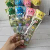 Comércio Exterior Silicone Fofo Dinossauro Estudante 15cm Régua Tiranossauro Rex Dinossauro Pequeno com Linha Ondulada Régua de Medição para Desenho