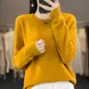 Nuevo Estilo Primavera 2025 Elegante Suéter de Terciopelo Andy Cuello Redondo Suéter Regular Ropa de Punto para Mujer