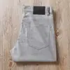 Verão 2024 novo algodão modal sarja lavada stretch respirável Masculino cinco bolsos cor sólida reto calça casual