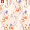 Tela Estampada de Alta Densidad de Algodón Tencel de 60 Hilos, Diseño Fresco y Floral, Tela para Vestidos de Mujer y Niña, Al por Mayor en Stock