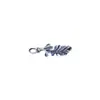 Colgante de hoja texturizada de plata de ley S925, amuleto de hoja de la buena suerte estilo chino, accesorio hecho a mano para pulsera y collar DIY