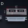 Cerradura de Pestillo Grueso de Acero Inoxidable Hecha a Medida, Accesorios para Cerradura de Puerta, Placa Guía del Cuerpo de la Cerradura, Placa de Pestillo Extendida para Puertas de Madera, Placa Tope