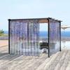 1 pieza nueva mosquitera con patrón de flores impresión digital 3D directo de fábrica decoración dormitorio sala de estar mosquitera con barra para colgar