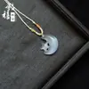 Colar com Pingente de Cabeça de Gato Pedra Olho de Gato Corda Trançada, Corrente Multicolorida Fofa para Clavícula de Gato, Acessórios Simples para Meninas, Atacado
