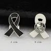 Broche de aleación con forma de corazón que gotea aceite y logo de cinta roja Insignia de ayuda Símbolo internacional del VIH Etiqueta de publicidad de bienestar público