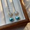 Pendientes Colgantes de Nueva Tendencia Populares Transfronterizos Diseño Simple de Alta Gama Pendientes Clásicos Pendientes Versátiles Elegantes Literarios