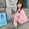 En Stock Primavera 2026 Nuevo Estilo Coreano Dulce Holgado Adelgazante Solapa Manga Larga Tencel Lino Camisa Top para Mujer