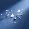 Doce nicho amor estrela redonda contas multi-estilo orelha studs de alta qualidade na moda S-tipo temperamento espiral brincos rotativos
