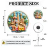 Pegatinas Magnéticas Decorativas para Refrigerador Impresas Planas 2D Transfronterizas con Patrones de Frutas, Adecuadas para Refrigeradores