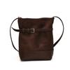 2024 Nicho Bolsa Helada Bolsa Balde Hombro Cruzado Bolso de Mujer Moda Combinable Diseño Moderno de Hebilla de Cinturón Bolso Texturizado