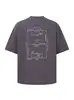 Camiseta Esportiva Nanxia de Manga Curta Secagem Rápida e Fresca, Marca de Tendência Nacional, Básica Simples Casual de Peso Pesado de Verão para Casal