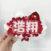 Etiquetas de Animación de Doble Carácter Cp Set de 28 Piezas DIY Hecho a Mano Creativo Adornos Colgantes Reflectantes Tejido No Tejido Productos Terminados Diseños Lindos de Celebridades