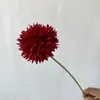 Flores Artificiales, Decoraciones de Crisantemo Bola de Gama Alta para la Sala de Estar, Flores Falsas para Decoración de Paredes, Arreglos Florales de Mesa, Flores Artificiales