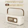 Cesta de baño cesta de mano cesta para llevar cesta de baño cesta de lavado caja de almacenamiento para artículos de baño masculino femenino baño azul dormitorio