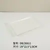 Bandeja de Servicio de Melamina Rectangular Comercial Cuenco de Servicio para Comedor Cuenco de Comida Engrosado Plato para Verduras Estofadas Cuenco Cuadrado para Hot Pot Plato de Plástico