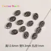 Aleación Negra Mariposa Serpiente Dragón Flor Zorro Bolsa Cuentas Colgante Colgante Cuentas Diy Joyería Accesorios Material