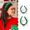 Qiyue Cross-Border 2025 Nova Tiara de Natal para Mulheres com Coroa Alta, Tiara de Alta Qualidade, Acessórios de Cabelo Presilha de Natal