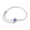 Nuevo Original Cadena Hueso de Serpiente Estrella Luna Copo de Nieve Cuenta de Riqueza Pulsera Cobre Plateado al Agua Transfronterizo Europeo y Americano Venta al por Mayor
