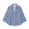 ¡Solo de comercio exterior! Nueva moda de primavera, manga larga, diseño holgado casual, top de camisa de nicho 2340939