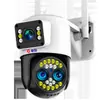 Cámara de vigilancia inteligente al por mayor de fábrica, cámara panorámica HD de 360 grados, monitor para exteriores en zonas rurales, para el hogar