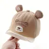 Gorra infantil para primavera y otoño, gorra de béisbol hellobear de oso con visera suave, linda y súper adorable, protección solar