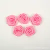 Exquisite Novo Poliéster de 3cm com Flor de Rosa Acessórios para Roupas Flor Decorativa DIY Adorno de Cabeça Acessórios de Cabelo Acessórios para Roupas