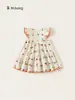 Envío Gratis Ropa Infantil Vestido para Niñas Verano Nuevo Estilo Dopamina Vestido para Bebés Transpirable Delgado Vestido de Princesa Infantil