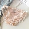 Calcinha de Renda Kawaii Fofa com Cadarço Solúvel de Verão Sexy com Tiras Estudante Alta Fenda Roupa Íntima Feminina Essencial