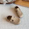 Zapatos Birkenstock para niñas, nueva colección otoño 2026, zapatos de cuero estilo británico para niños, zapatos de vestir retro para niños mayores, zapatos de suela blanda para niños