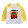 Camiseta de manga larga para niño, ropa de otoño 2022, nueva camiseta de fondo para niños a la moda, ropa de algodón para niños de primavera y otoño