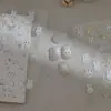Susan Notas Pegatinas de Uñas para Niños con Estampado Dorado, Lindo Conejito Blanco Pegatinas Metálicas para Uñas, Ráfaga de Estrellas al por Mayor